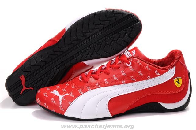 puma chaussure rouge