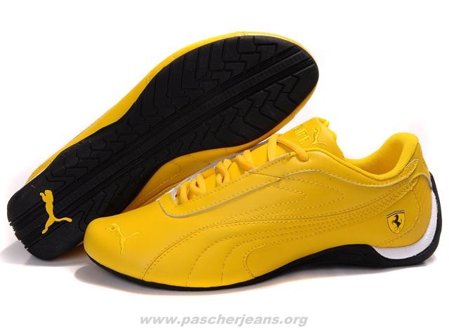 chaussure puma jaune