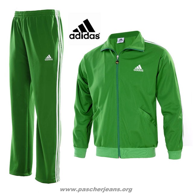 survetement adidas vert jaune rouge homme