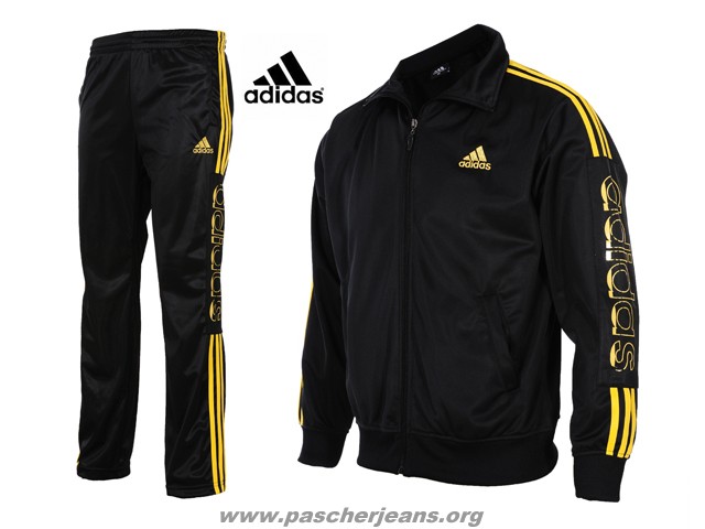 jogging adidas noir et or