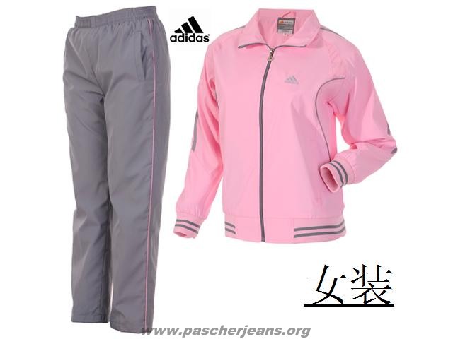 jogging adidas rose et gris