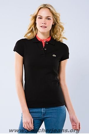 polo lacoste noir femme