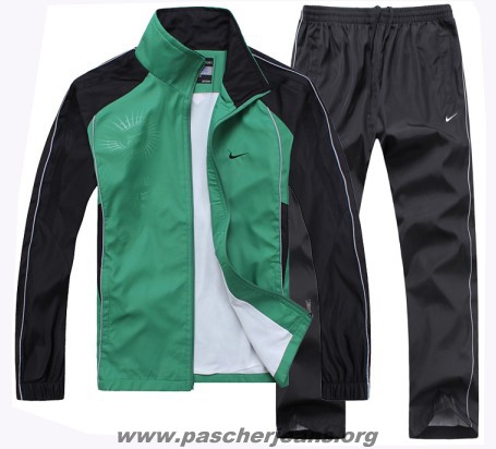 survetement nike homme verte