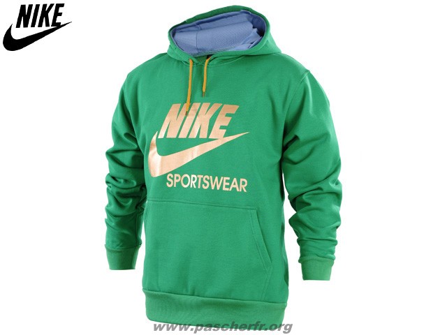 pull nike homme verte
