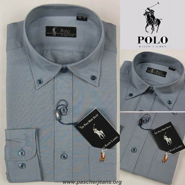 chemise ralph lauren homme pas cher
