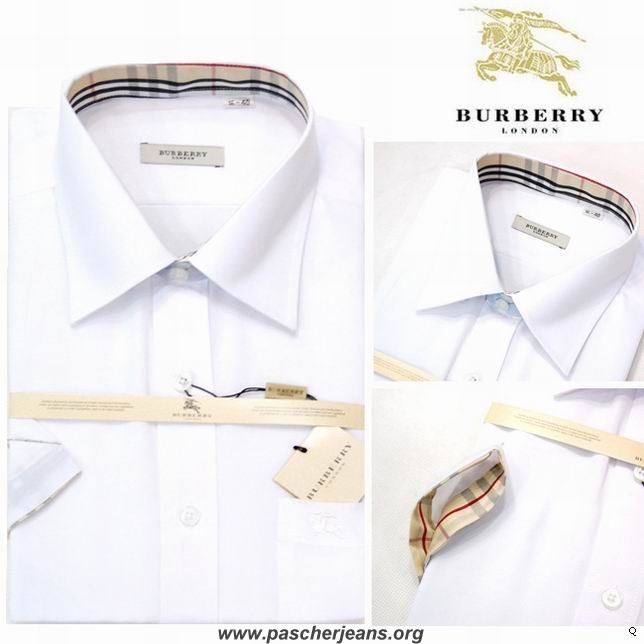 chemise blanche burberry