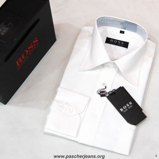 chemise blanche hugo boss