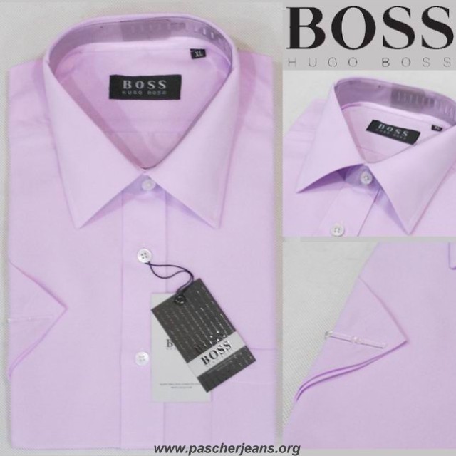 chemise col cassé hugo boss