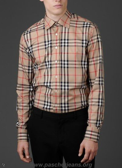 chemise burberry pas cher homme
