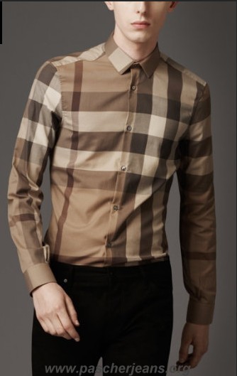 chemise burberry homme