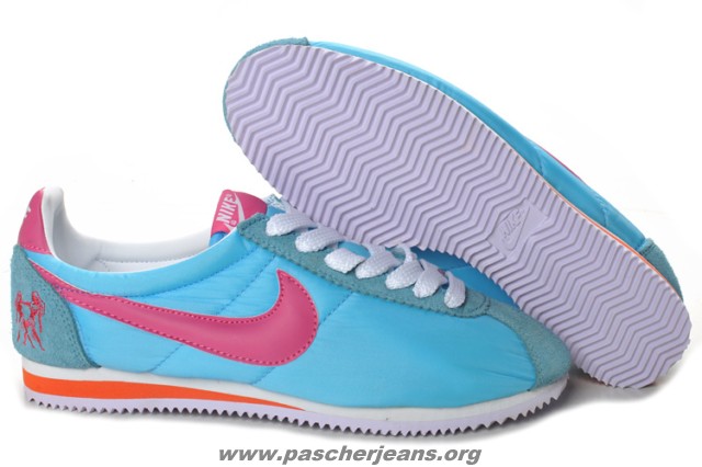 nike cortez bleu ciel