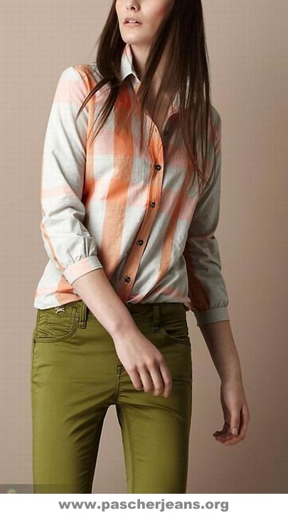 chemise burberry pas cher pour femme