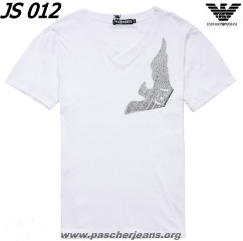 t-shirt emporio armani blanc,t shirt armani coton pas cher
