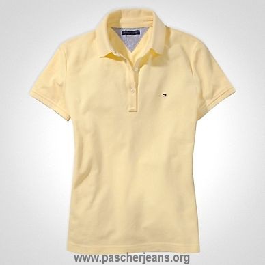 t shirt tommy hilfiger jaune femme