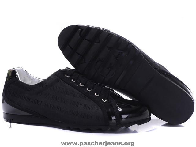 chaussure armani noir