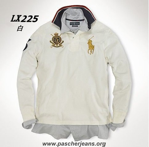 polo ralph lauren manche longue pas cher